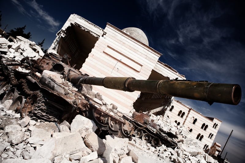 syrian tank battles